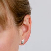 dainty silver studs