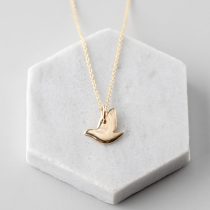 9ct Gold Dove pendant